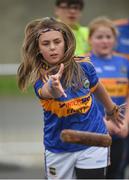20 August 2017; Shannon O'Donnell, from St Peters and Pauls, Co Tipperary, competes in the U14 Mixed Skittles event during the Community Games August Festival 2017 at the National Sports Campus in Dublin. Photo by Cody Glenn/Sportsfile