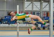 20 August 2017; Alex Grendon of Skyrne, Co Meath, competing in the Boys U16 and O14 High Jump event during day 2 of the Aldi Community Games August Festival 2017 at the National Sports Campus in Dublin.  Photo by Sam Barnes/Sportsfile