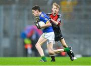 20 August 2017; Paddy Lynch of Bruree National School, Co Limerick, representing Kerry, in action against John Cronin of St Pius X B.N.School, Co Dublin, representing Mayo, during the INTO Cumann na mBunscol GAA Respect Exhibition Go Games at half time during the GAA Football All-Ireland Senior Championship Semi-Final match between Kerry and Mayo at Croke Park in Dublin. Photo by Piaras Ó Mídheach/Sportsfile
