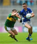 20 August 2017; Cian Madden of Cavan in action against Michael Potts of Kerry during the Electric Ireland GAA Football All-Ireland Minor Championship Semi-Final match between Cavan and Kerry at Croke Park in Dublin. Photo by Piaras Ó Mídheach/Sportsfile