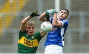 20 August 2017; Fiachra Clifford of Kerry in action against Philip Rogers of Cavan during the Electric Ireland GAA Football All-Ireland Minor Championship Semi-Final match between Cavan and Kerry at Croke Park in Dublin. Photo by Piaras Ó Mídheach/Sportsfile