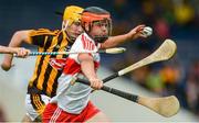 19 August 2017; Eamon McGill of Derry in action against Richie Leahy of Kilkenny during the Bord Gáis Energy GAA Hurling All-Ireland U21 Championship Semi-Final match between Kilkenny and Derry at Semple Stadium in Tipperary. Photo by Piaras Ó Mídheach/Sportsfile