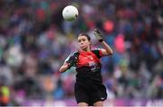 20 August 2017; Mairead Lohan of Tisrara National School, Co Roscommon, representing Mayo, during the INTO Cumann na mBunscol GAA Respect Exhibition Go Games at half time of the GAA Football All-Ireland Senior Championship Semi-Final match between Kerry and Mayo at Croke Park in Dublin. Photo by Stephen McCarthy/Sportsfile