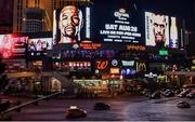 22 August 2017; Advertisements promoting the upcoming boxing match between Floyd Mayweather Jr and Conor McGregor as seen in Las Vegas prior to their bout at T-Mobile Arena in Las Vegas, USA, on Saturday August 26. Photo by Stephen McCarthy/Sportsfile
