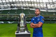 23 August 2017; Leinster captain Isa Nacewa at the Guinness PRO14 season launch at the Aviva Stadium in Dublin. Photo by Ramsey Cardy/Sportsfile