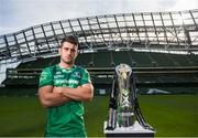 23 August 2017; Tiernan O'Halloran of Connacht at the Guinness PRO14 season launch at the Aviva Stadium in Dublin. Photo by Ramsey Cardy/Sportsfile