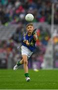 20 August 2017; Connor Meaney of Lissycasey National School, Co Clare, representing Kerry,  during the INTO Cumann na mBunscol GAA Respect Exhibition Go Games at half time during the GAA Football All-Ireland Senior Championship Semi-Final match between Kerry and Mayo at Croke Park in Dublin. Photo by Ray McManus/Sportsfile