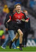 20 August 2017; John Cronin of St Pius X B.N.School, Co Dublin, representing Mayo, during the INTO Cumann na mBunscol GAA Respect Exhibition Go Games at half time during the GAA Football All-Ireland Senior Championship Semi-Final match between Kerry and Mayo at Croke Park in Dublin. Photo by Ray McManus/Sportsfile