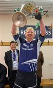 19 May 2012; Leinster captain Leo Cullen brings the Heineken Cup back to the dressing room following his side's victory. Heineken Cup Final, Leinster v Ulster, Twickenham Stadium, Twickenham, England. Picture credit: Stephen McCarthy / SPORTSFILE