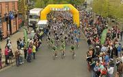 20 May 2012; A general view of the riders embarking on the first stage of the 2012 An Post Rás. Dunboyne - Kilkenny. Photo by Sportsfile