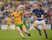 20 May 2012; Patrick McBrearty, Donegal, in action against Padraig Faulkner, Cavan. Ulster GAA Football Senior Championship Preliminary Round, Cavan v Donegal, Kingspan Breffni Park, Cavan. Picture credit: Oliver McVeigh / SPORTSFILE