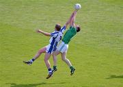 20 May 2012; Seanie Buckley, Limerick, in action against Sean O'Hare, Waterford. Munster GAA Football Senior Championship Quarter-Final, Limerick v Waterford, Gaelic Grounds, Limerick. Picture credit: Diarmuid Greene / SPORTSFILE