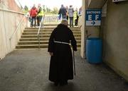 20 May 2012; Brother Oliver, from the SMA order Cavan, making his way to the stands before the game. Ulster GAA Football Senior Championship Preliminary Round, Cavan v Donegal, Kingspan Breffni Park, Cavan. Picture credit: Oliver McVeigh / SPORTSFILE