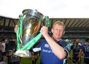 19 May 2012; Leinster captain Leo Cullen celebrates with the cup. Heineken Cup Final, Leinster v Ulster, Twickenham Stadium, Twickenham, England. Picture credit: Tom Dwyer / SPORTSFILE