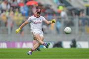 30 July 2017; Bernard Power of Galway takes a free during the GAA Football All-Ireland Senior Championship Quarter-Final match between Kerry and Galway at Croke Park in Dublin. Photo by Piaras Ó Mídheach/Sportsfile