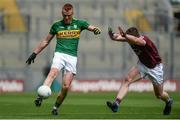 30 July 2017; Johnny Buckley of Kerry in action against Gareth Bradshaw of Galway during the GAA Football All-Ireland Senior Championship Quarter-Final match between Kerry and Galway at Croke Park in Dublin. Photo by Piaras Ó Mídheach/Sportsfile
