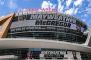 24 August 2017; The T-Mobile Arena prior to the boxing match between Floyd Mayweather Jr and Conor McGregor at T-Mobile Arena in Las Vegas, USA, on Saturday August 26. Photo by Stephen McCarthy/Sportsfile