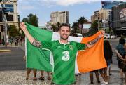 24 August 2017; Conor McGregor supporter Mickey Cusack from Derry, in Las Vegas, prior to the boxing match between Floyd Mayweather Jr and Conor McGregor at T-Mobile Arena in Las Vegas, USA, on Saturday August 26. Photo by Stephen McCarthy/Sportsfile