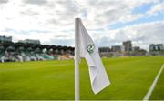 7 August 2017; A general view of a corner flag before the EA Sports Cup semi-final match between Shamrock Rovers and Cork City at Tallaght Stadium, in Dublin.  Photo by Piaras Ó Mídheach/Sportsfile