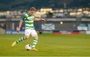 7 August 2017; Simon Madden of Shamrock Rovers during the EA Sports Cup semi-final match between Shamrock Rovers and Cork City at Tallaght Stadium, in Dublin.  Photo by Piaras Ó Mídheach/Sportsfile
