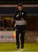 7 August 2017; Shamrock Rovers manager Stephen Bradley during the EA Sports Cup semi-final match between Shamrock Rovers and Cork City at Tallaght Stadium, in Dublin.  Photo by Piaras Ó Mídheach/Sportsfile