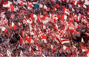 17 September 1995; Tyrone supporters ahead of the GAA Football All-Ireland Senior Champtionship Final match between Dublin and Tyrone at Croke Park in Dublin. Photo by Ray McManus/Sportsfile