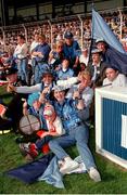 17 September 1995; Tyrone and Dublin supporters, including Jerry Gowran, during the GAA Football All-Ireland Senior Champtionship Final match between Dublin and Tyrone at Croke Park in Dublin. Photo by Ray McManus/Sportsfile