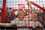 17 September 1995; Tyrone supporters ahead of the GAA Football All-Ireland Senior Champtionship Final match between Dublin and Tyrone at Croke Park in Dublin. Photo by Ray McManus/Sportsfile