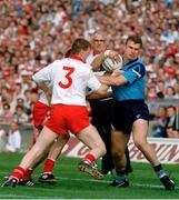 17 September 1995; Charlie Redmond of Dublin in action during the GAA Football All-Ireland Senior Champtionship Final match between Dublin and Tyrone at Croke Park in Dublin. Photo by Ray McManus/Sportsfile