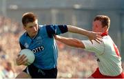 17 September 1995; Dessie Farrell of Dublin in action during the GAA Football All-Ireland Senior Champtionship Final match between Dublin and Tyrone at Croke Park in Dublin. Photo by Ray McManus/Sportsfile