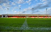 25 August 2017; A general view ahead of the Irish Daily Mail FAI Cup Second Round match between Shelbourne and Shamrock Rovers at Tolka Park, in Dublin. Photo by David Fitzgerald/Sportsfile