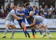 25 August 2017; Caelan Doris of Leinster is tackled by Chris Cook of Bath during the Bank of Ireland pre-season friendly match between Leinster and Bath at Donnybrook Stadium in Dublin. Photo by Ramsey Cardy/Sportsfile
