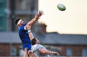 25 August 2017; Mick Kearney of Leinster contests a lineout against James Phillips of Bath during the Bank of Ireland pre-season friendly match between Leinster and Bath at Donnybrook Stadium in Dublin. Photo by Ramsey Cardy/Sportsfile