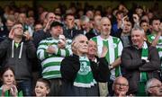 25 August 2017; Shamrock Rovers supporters during the Irish Daily Mail FAI Cup Second Round match between Shelbourne and Shamrock Rovers at Tolka Park, in Dublin. Photo by David Fitzgerald/Sportsfile