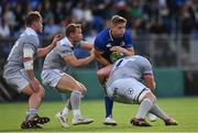 25 August 2017; Jordan Larmour of Leinster is tackled by James Phillips of Bath during the Bank of Ireland pre-season friendly match between Leinster and Bath at Donnybrook Stadium in Dublin. Photo by Ramsey Cardy/Sportsfile