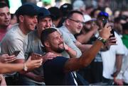 25 August 2017; Boxer Tony Bellew poses for photographs with supporters prior to the weigh-in for the super welterweight boxing match bewteen Floyd Mayweather Jr and Conor McGregor at T-Mobile Arena in Las Vegas, USA. Photo by Stephen McCarthy/Sportsfile