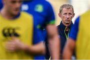 25 August 2017; Leinster head coach Leo Cullen during the Bank of Ireland pre-season friendly match between Leinster and Bath at Donnybrook Stadium in Dublin. Photo by Ramsey Cardy/Sportsfile