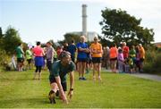 26 August 2017; parkrun Ireland, in partnership with Vhi, added their 66th event on Saturday, August 26th, with the introduction of the Poolbeg parkrun. parkruns take place over a 5km course weekly, are free to enter and are open to all ages and abilities, providing a fun and safe environment to enjoy exercise. To register for a parkrun near you visit www.parkrun.ie. New registrants should select their chosen event as their home location. You will then receive a personal barcode which acts as your free entry to any parkrun event worldwide. Pictured during the Poolbeg parkrun, in partnership with Vhi, is John Murphy, from Belfast, stretching before the run. Photo by Cody Glenn/Sportsfile