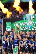 19 May 2012; Leinster players celebrate with the Heineken Cup. Heineken Cup Final, Leinster v Ulster, Twickenham Stadium, Twickenham, England. Picture credit: Tom Dwyer / SPORTSFILE