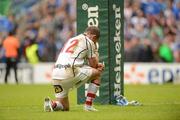 19 May 2012; A dejected Paddy Wallace, Ulster, at the end of the game. Heineken Cup Final, Leinster v Ulster, Twickenham Stadium, Twickenham, England. Picture credit: Oliver McVeigh / SPORTSFILE