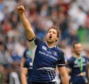 19 May 2012; Kevin McLaughlin, Leinster, celebrates after the game. Heineken Cup Final, Leinster v Ulster, Twickenham Stadium, Twickenham, England. Picture credit: Oliver McVeigh / SPORTSFILE