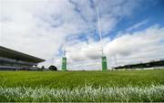 26 August 2017; A detailed view of the pitch prior to the Pre-season Friendly match between Connacht and Bristol at the Sportsground in Galway. Photo by Seb Daly/Sportsfile