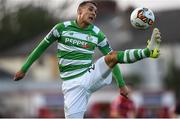 25 August 2017; Graham Burke of Shamrock Rovers during the Irish Daily Mail FAI Cup Second Round match between Shelbourne and Shamrock Rovers at Tolka Park, in Dublin. Photo by David Fitzgerald/Sportsfile