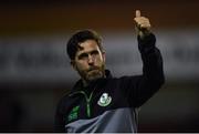 25 August 2017; Shamrock Rovers manager Stephen Bradley following the Irish Daily Mail FAI Cup Second Round match between Shelbourne and Shamrock Rovers at Tolka Park, in Dublin. Photo by David Fitzgerald/Sportsfile