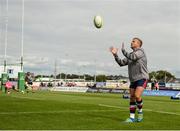 26 August 2017; Ian Madigan of Bristol warms-up prior to the Pre-season Friendly match between Connacht and Bristol at the Sportsground in Galway. Photo by Seb Daly/Sportsfile