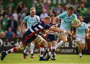 26 August 2017; Matt Healy of Connacht is tackled by Joe Joyce of Bristol during the Pre-season Friendly match between Connacht and Bristol at the Sportsground in Galway. Photo by Seb Daly/Sportsfile
