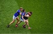 26 August 2017; Cillian O'Connor of Mayo in action against Donnchadh Walsh, left, and Killian Young of Kerry during the GAA Football All-Ireland Senior Championship Semi-Final Replay match between Kerry and Mayo at Croke Park in Dublin. Photo by Daire Brennan/Sportsfile