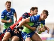 26 August 2017; Matt Healy of Connacht is tackled by Luke Morahan of Bristol during the Pre-season Friendly match between Connacht and Bristol at the Sportsground in Galway. Photo by Seb Daly/Sportsfile