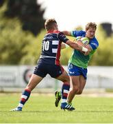 26 August 2017; Kieran Marmion of Connacht is tackled by Ian Madigan of Bristol during the Pre-season Friendly match between Connacht and Bristol at the Sportsground in Galway. Photo by Seb Daly/Sportsfile
