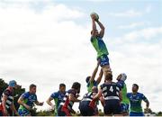 26 August 2017; Andrew Browne of Connacht wins a line-out during the Pre-season Friendly match between Connacht and Bristol at the Sportsground in Galway. Photo by Seb Daly/Sportsfile